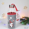 Üveg kulacs 400ml Karácsonyi mintás 3féle KPM25