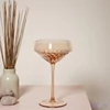 Üvegpohár kristály 24' pezsgős pohár elegáns 17.9cm sdkae