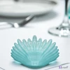 Üvegtál 20cm Polo fémes-égkék