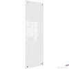 Kép 1/6 - Üzenőtábla üveg fali keskeny 30x90cm NOBO Home fehér