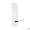 Kép 3/6 - Üzenőtábla üveg fali keskeny 30x90cm NOBO Home fehér