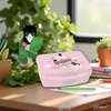 Uzsonnásdoboz Ars Una Think Pink - cicás (5285) 23' 52542855 zárható műanyag uzsonnás doboz