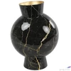Kép 1/2 - Váza mintás modern fém Vase Dianna M marble black/gold black/gold-L23B11H30CM SDDST53