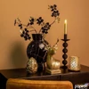 Kép 2/2 - Váza mintás modern fém Vase Dianna M marble black/gold black/gold-L23B11H30CM SDDST53