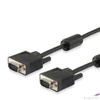 Kép 1/5 - VGA monitor kábel ferrit gyűrűvel 1,8 m EQUIP