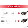 Kép 5/5 - VGA monitor kábel ferrit gyűrűvel 1,8 m EQUIP