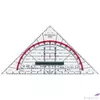 Kép 2/2 - Faber-Castell mérnöki vonalzó háromszögű+fogó ruler prémium minőségű termék 177199