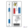 Zseléstoll készlet 0,7 mm LEGO kupalos 3féle szín