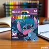 Kép 2/2 - Zsírkréta Stitch kerek 12szín Colorino