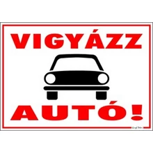 Információs táblák, matricák