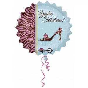 Partylufi 13"-33cm You're Fabulous! Fólia Léggömb+hélium