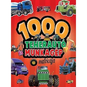 Matrica 1000 teherautó, munkag matricája, piros