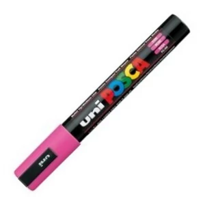 Decormarker UNI-BALL Posca 1, 8-2,5mm vízbázisu akril marker rózsas Írószerek UNI Posca  PC-5M PINK