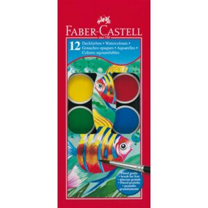 Faber-Castell vízfesték 12db 24mm-es vízbázisú festék prémium minőségű termék 125011