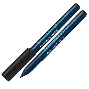 Alkoholos marker Schneider Maxx 240' 1-2mm kúpos hegyű fekete Írószerek SCHNEIDER 124001