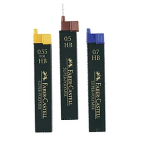 Faber-Castell nyomósironbetét Super-Polymer 0,35mm HB 12szál 120300