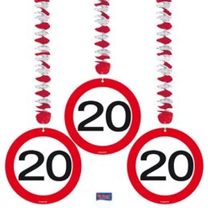 Party függő sebességkorlátozó 20-as számos