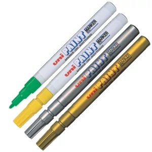 Lakkmarker UNI-BALL Paint PX-21(L) 0,8-1, 2mm kúpos hegyű arany Írószerek UNI-BALL PX-21(L) GOLD(EU)