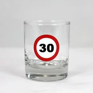 Whiskey-s Üvegpohár 30 Sebességkorlátozó Szülinapi