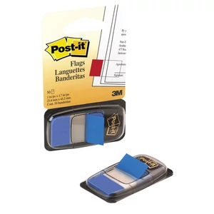 Jelölőcimke 3M/Posti-it 50lap 25x43mm kék 680-02 Posti-it index 680-02