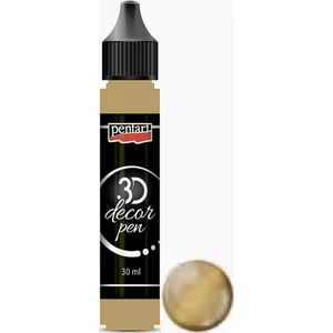 3D dekortoll Pentart 30ml arany
