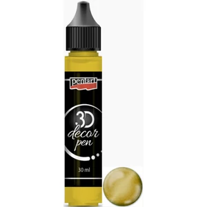 3D dekortoll Pentart csillogó 30ml arany