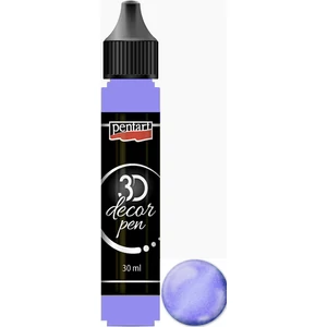 3D dekortoll Pentart csillogó 30ml lilaezüst