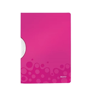 Gyorsfűzős dosszié Leitz WOW Colorclip, rózsaszín Leitz