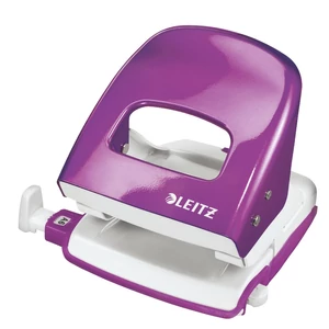 Lyukasztó Leitz WOW metálfényű, 30lap, lila Leitz 1db rendelési egység ár 1db-ra