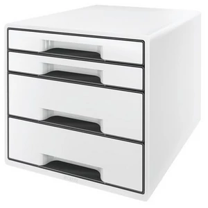 IrattároLó Leitz CUBE 4 fiókos, fehér Leitz 1db rendelési egység ár 1db-ra