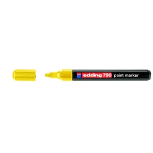 Edding 790 kerek hegyű sárga lakkmarker 0,8mm jelölésre Üveg, porcelán, műanyag, fém