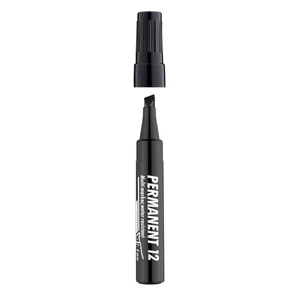 Alkoholos marker 12 fekete 1-4mm vágott hegyű alkoholos filc alkoholos marker, filc