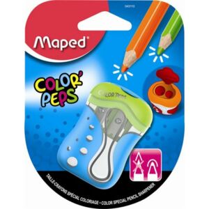Hegyező 2lyukú Maped Color' Peps tartályos tompára hegyező Írószerek Maped 006900