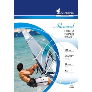 Fotópapír A4 180gr Victoria Advanced magasfényű, tintasugaras 20ív/csom