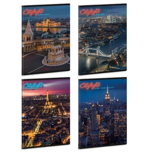 Füzet A/5 extra kapcsos szótár City light Prémium minőség