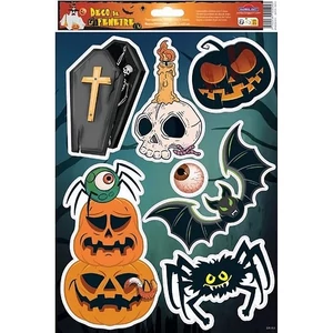 Ablakmatrica Halloween Rémségek 20x30cm