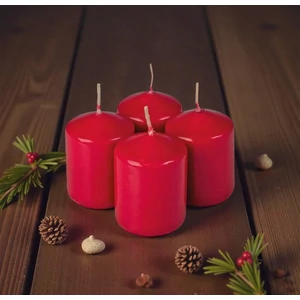 Adventi gyertya matt bordó intenzív Bordó 4x4x6cm darabos! a termék ára 1db-ra értendő!