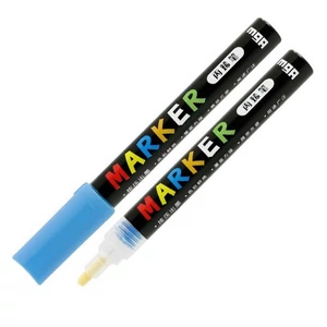 Akril marker 'M and G' 2mm-es azúrkék/azure - S603 dekormarker dekorációs marker APL976D9XC