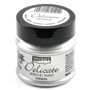 Akrilfesték Delicate metál Pentart ezüst 50ml
