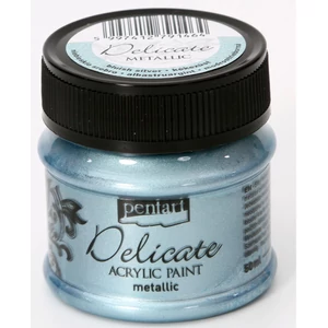 Akrilfesték Delicate metál Pentart kék ezüst 50ml