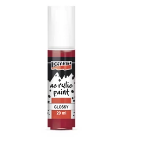 Akrilfesték fényes 20ml borvörös Pentart 7132