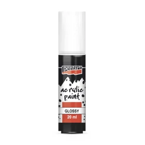 Akrilfesték fényes 20ml Pentart fekete 7105