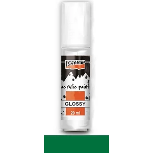 Akrilfesték fényes 20ml Pentart középzöld 7123