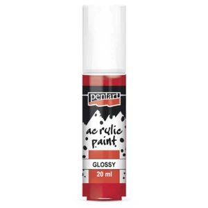 Akrilfesték fényes 20ml Pentart piros 7115