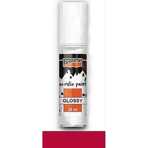 Akrilfesték fényes 20ml Pentart rúzspiros 7336