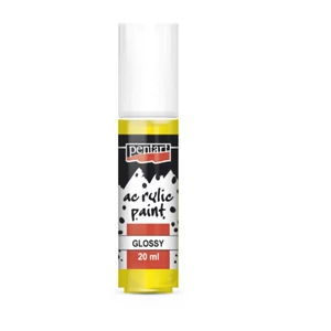Akrilfesték fényes 20ml Pentart sárga 7102