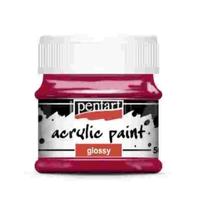 Akrilfesték fényes 50ml borvörös Pentart 7382
