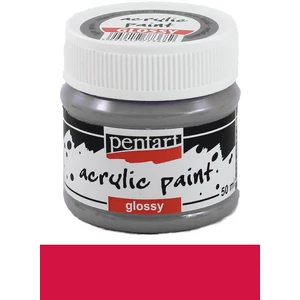 Akrilfesték fényes 50ml Pentart kármin 7351
