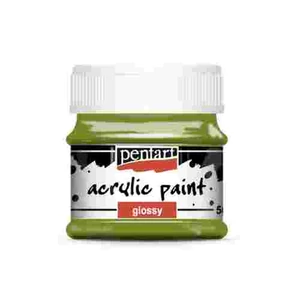 Akrilfesték fényes 50ml Pentart oliva 7381