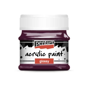 Akrilfesték fényes 50ml Pentart padlizsán